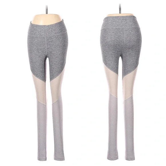 Outdoor Voices x Allbirds Tri-Color Gray Whiteout 7/8 Springs Leggings, sz. XS - Picture 7 of 16
